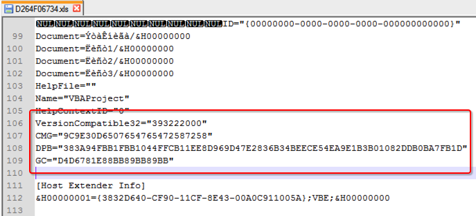 xls macros password